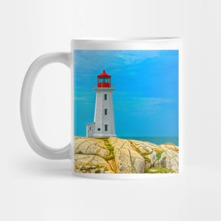 The Solitude of a Lighthouse, Peggy's Cove Mug